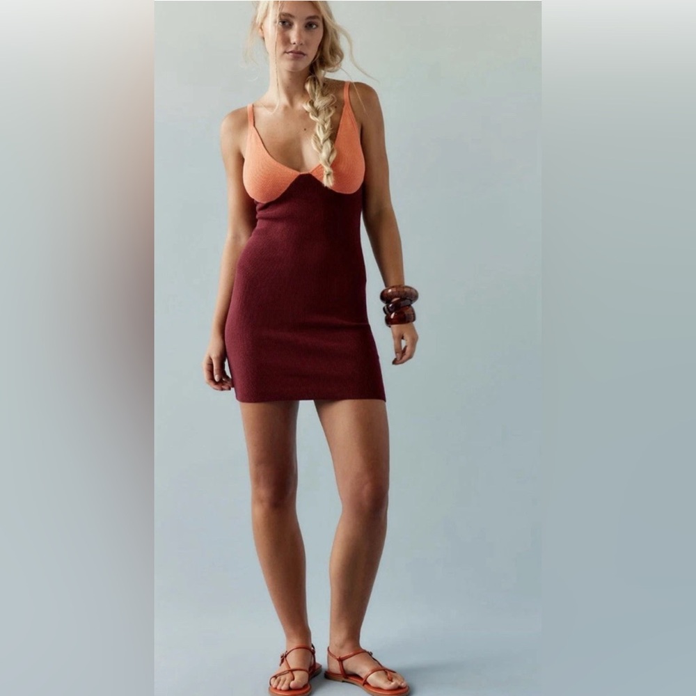 Free People Large Two-Tone Dress - Picture 1 of 14